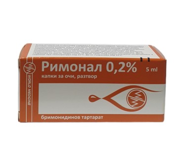 РИМОНАЛ капки за очи 2мг/мл - 5мл 1 BOTTLE